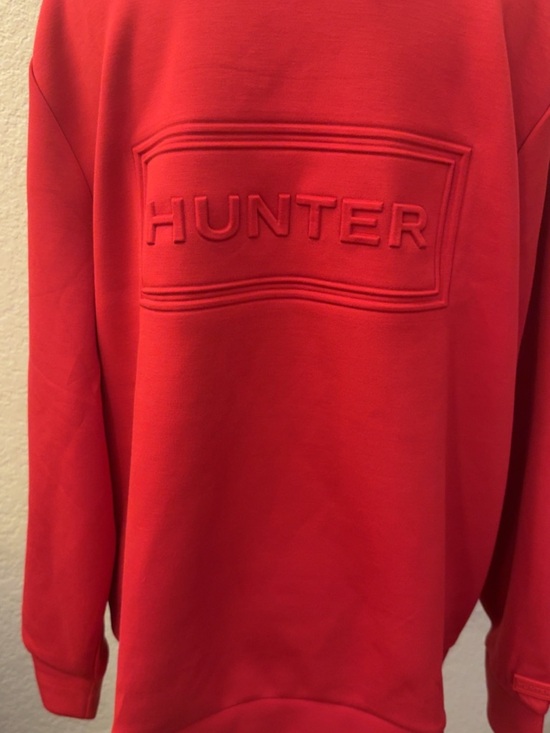 Hunter Sweaters - Hunter Red Embossed Logo Sweater